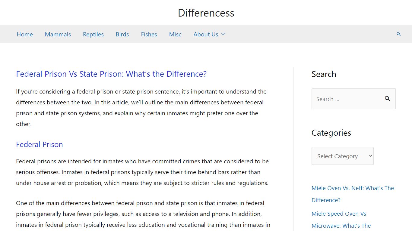 Federal Prison Vs State Prison: What’s the Difference?